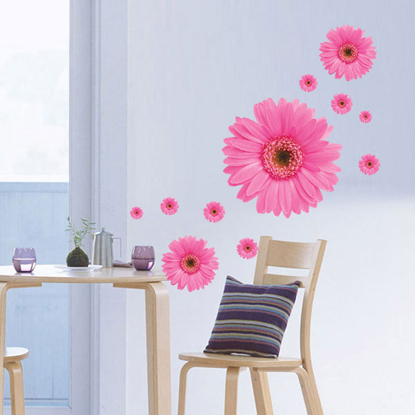 Flower wall stickers bedroom room