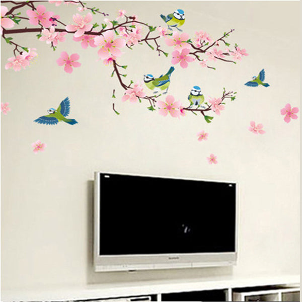 Romantic Peach Blossom  Wall Sticker