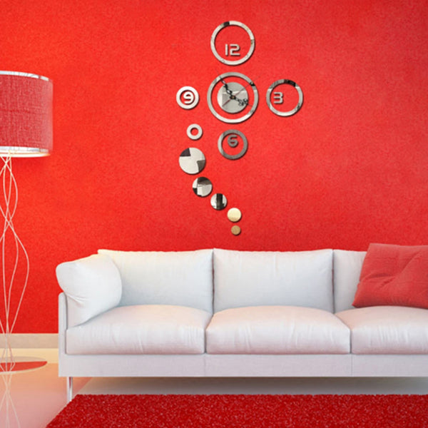 Wall Clock Modern Design Stickers Residence