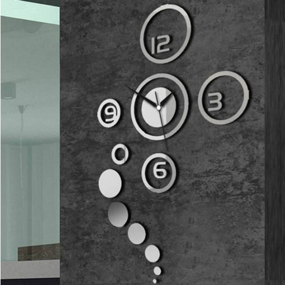 Wall Clock Modern Design Stickers Residence