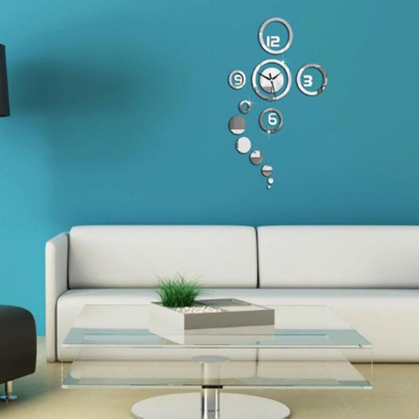 Wall Clock Modern Design Stickers Residence