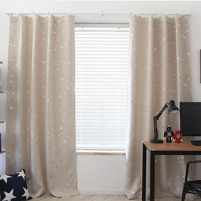 Luxury modern Star Kids Child Bedroom Curtain