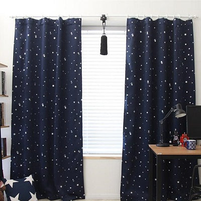 Luxury modern Star Kids Child Bedroom Curtain