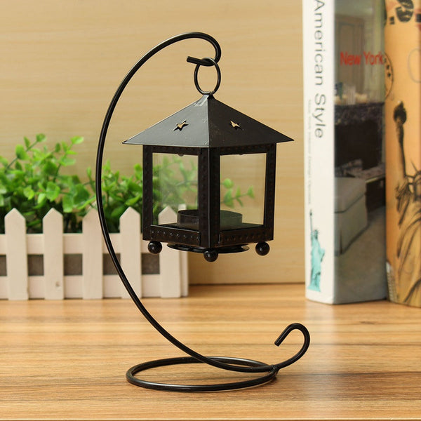 Candle Holder Cottages Style Iron