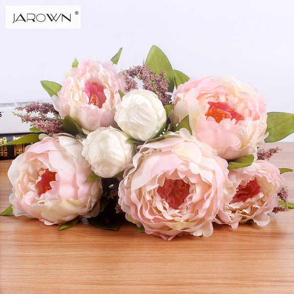 Peony flower bouquet for wedding table