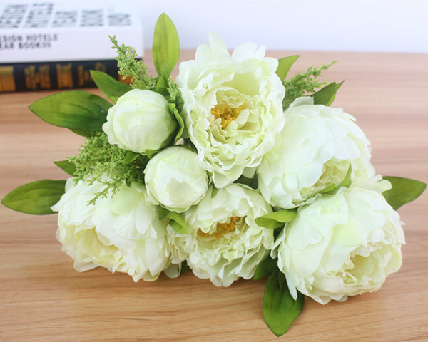 Peony flower bouquet for wedding table