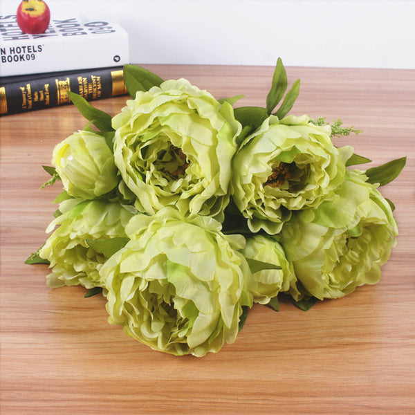 Peony flower bouquet for wedding table