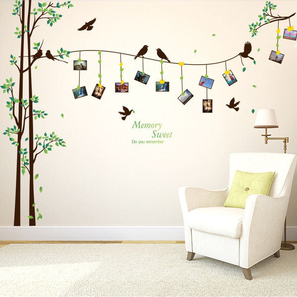 Large photo tree Wall Sticker