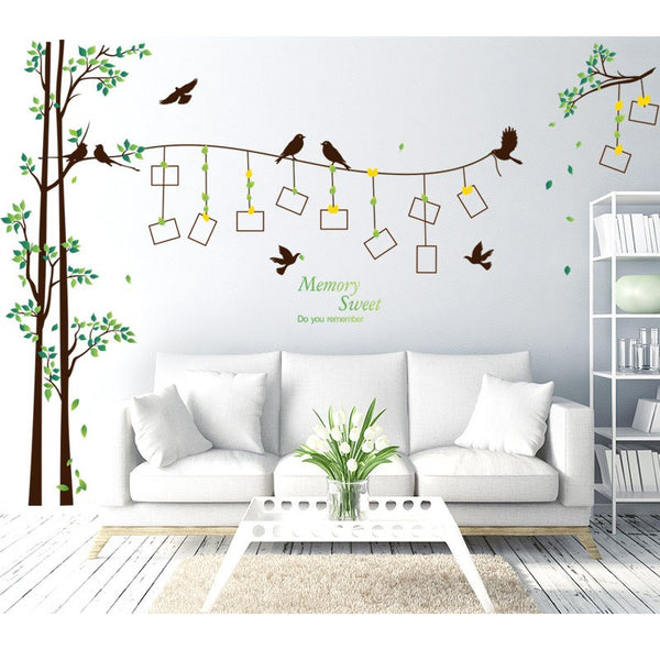 Large photo tree Wall Sticker