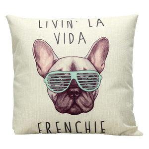 Funky Dog Pillow Cover