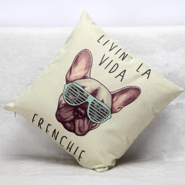 Funky Dog Pillow Cover