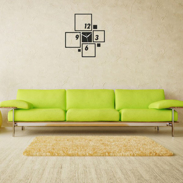 Clock Wall Stickers Home Decoration Removable