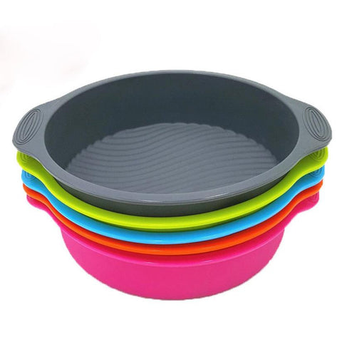 9 inch  Round Cake Pan Shape 3D Silicone Cake Mold