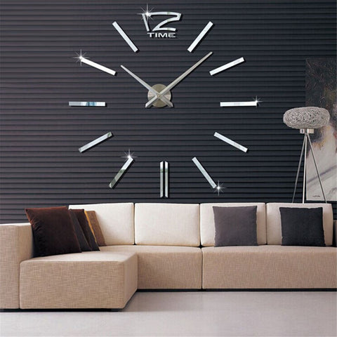 Vintage Oversize Artistic Needle Circular Clock for bedroom