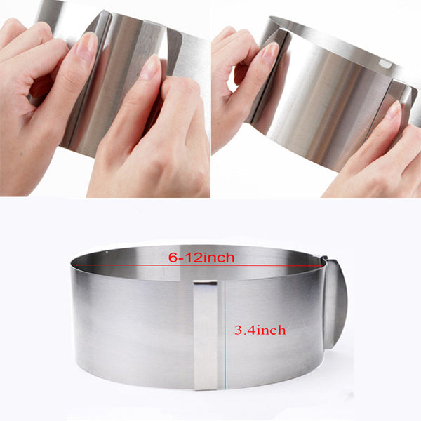 Retractable Circle Cake Mold Mousse Ring Cake Mold