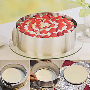 Retractable Circle Cake Mold Mousse Ring Cake Mold