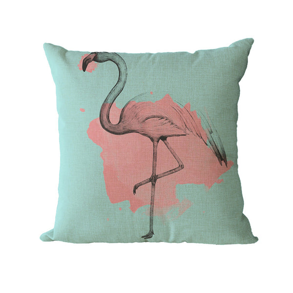 Flamingo Cushion Cover Printed