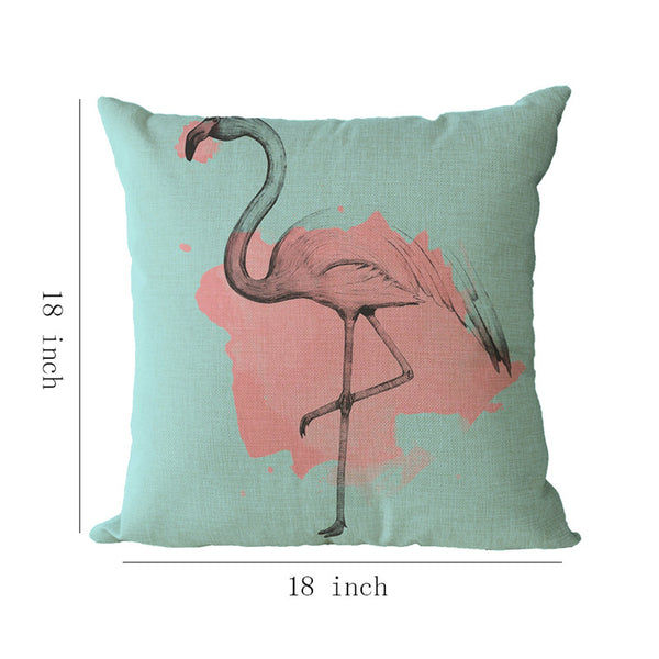 Flamingo Cushion Cover Printed