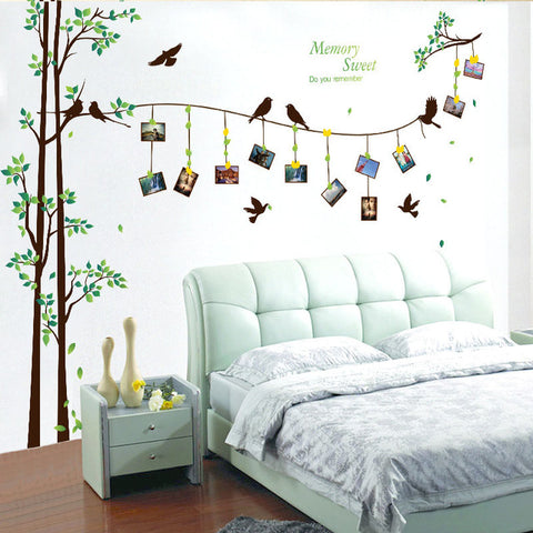 Large photo tree Wall Sticker