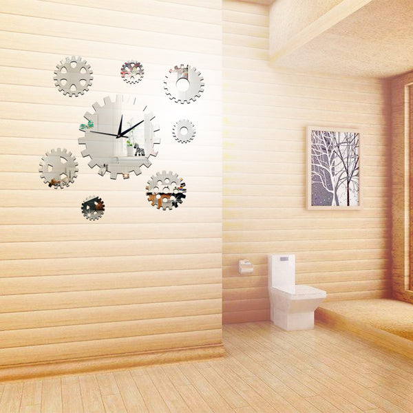 Rotating Gear Decorative Wall Clocks