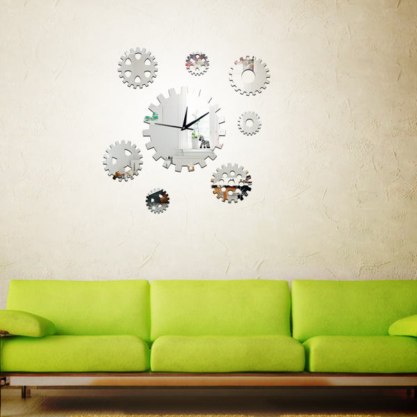 Rotating Gear Decorative Wall Clocks