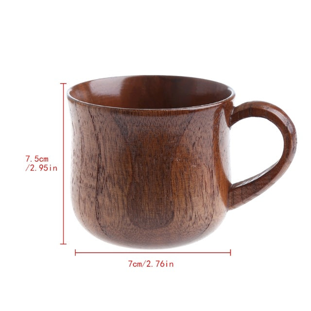 Wooden Cup Handmade Natural Wood