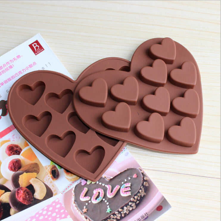 1 PCS Lovely Hearts Muffin Cake Form