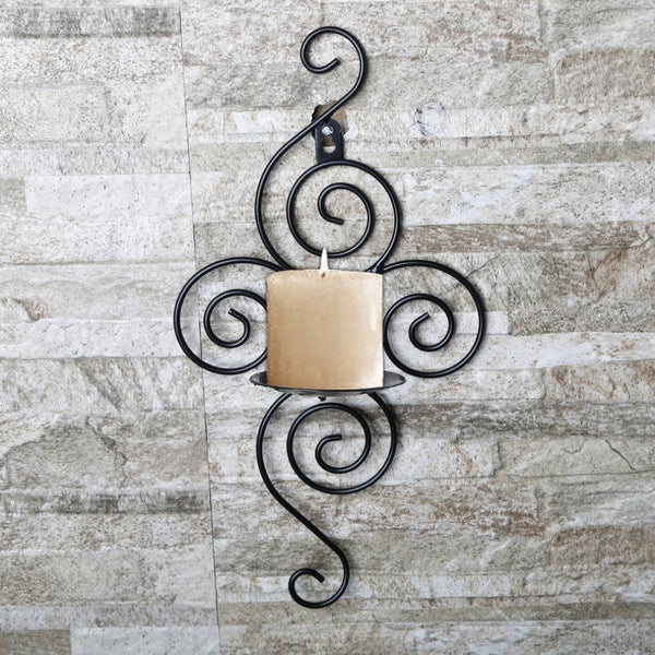 Wall Sconce Candle Holder Shelf Furnishing