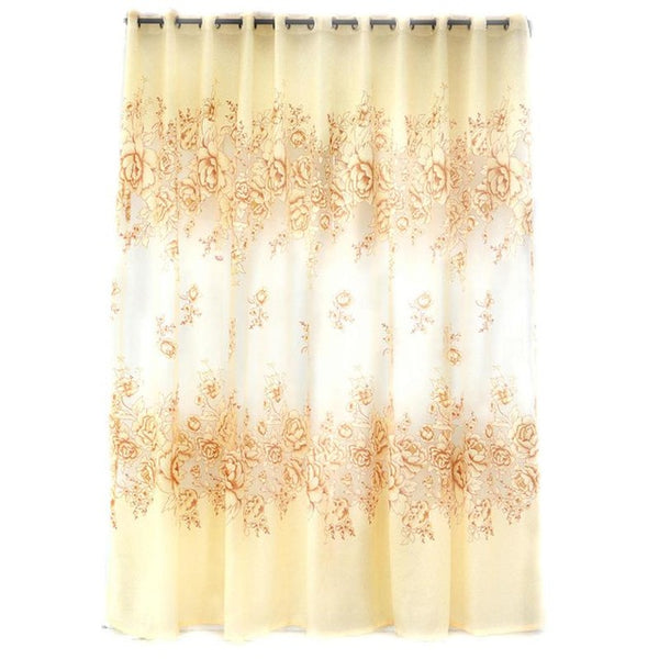 Europe Embroidered Tulle Window Curtain For Living Room