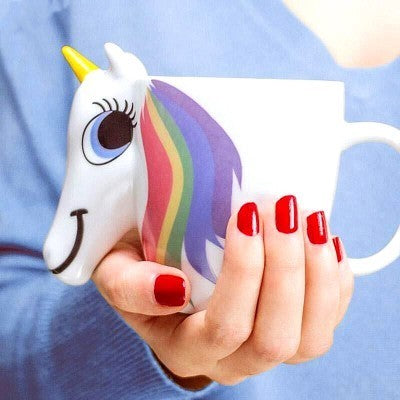 Changing Temperature Unicorn Ceramic Mug Multi Colour