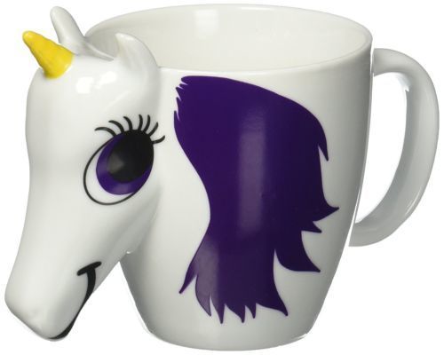 Changing Temperature Unicorn Ceramic Mug Multi Colour