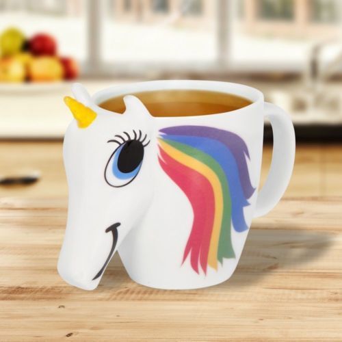 Changing Temperature Unicorn Ceramic Mug Multi Colour