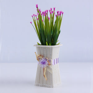 Reusable Plastic Flower Vase Home Decoration