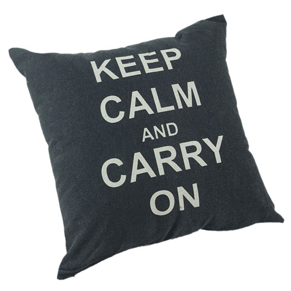 Keep Calm Throw Pillow Case