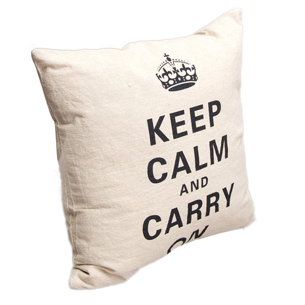 Keep Calm Throw Pillow Case