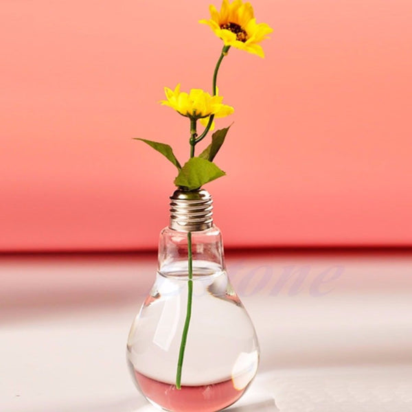 Beautiful Stand Bulb Glass Plant Flower Vase